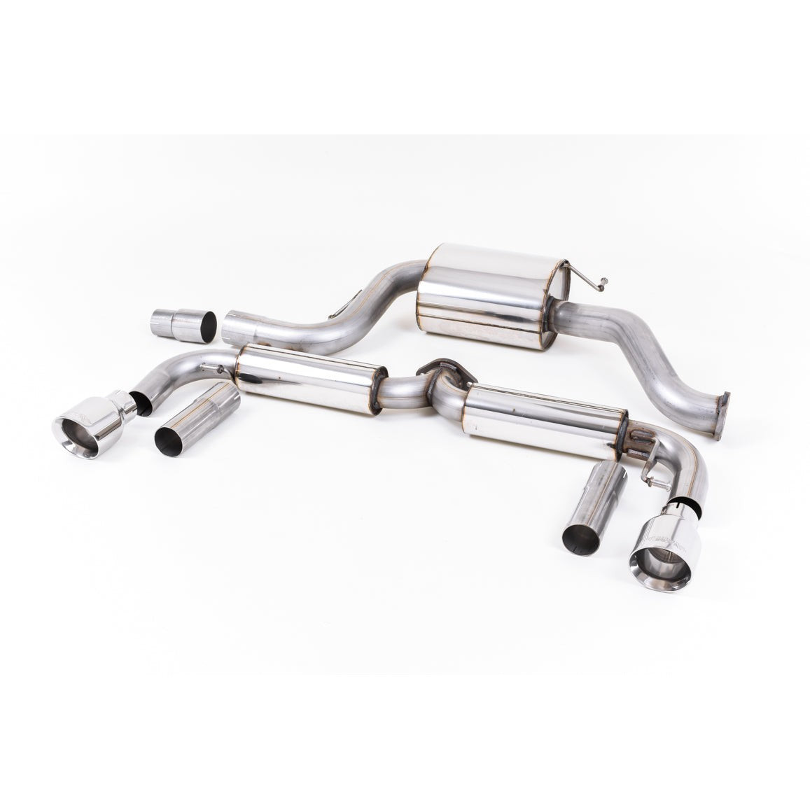 Milltek Sport Resonated Cat-Back Exhaust - Polished Tips for Volkswagen Beetle 5C (2011–2015)
