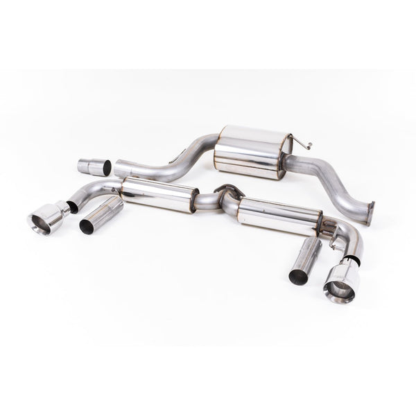 Milltek Sport Resonated Cat-Back Exhaust - Polished Tips for Volkswagen Beetle 5C (2011–2015)