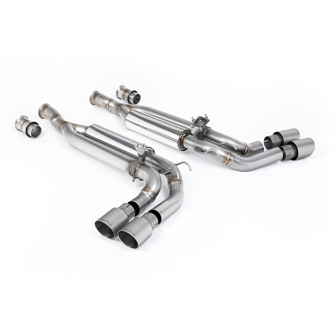 Milltek Sport Valved Cat-Back Exhaust - Brushed Titanium Tips for Mercedes-Benz G-Class W463 (2019–2023)
