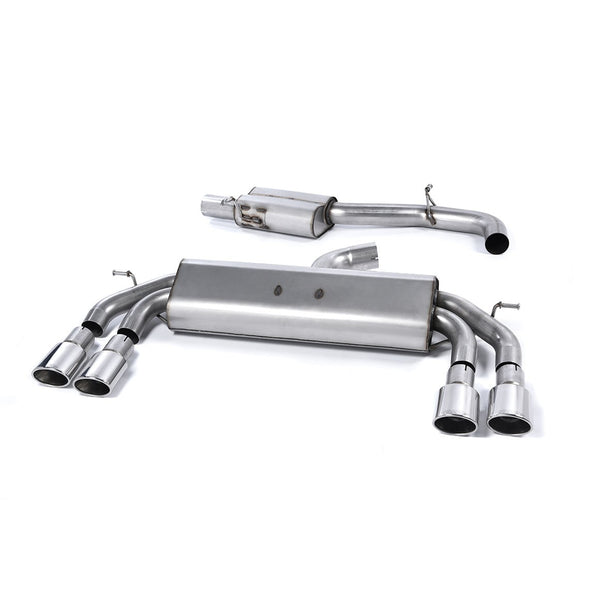 Milltek Sport Resonated Race Cat-Back Exhaust Sportback - Polished Tips for Audi S3 8V (2013–2018)