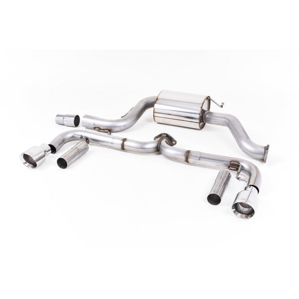 Milltek Sport Non-Resonated Cat-Back Exhaust - Polished Tips for Volkswagen Beetle 5C (2011–2015)