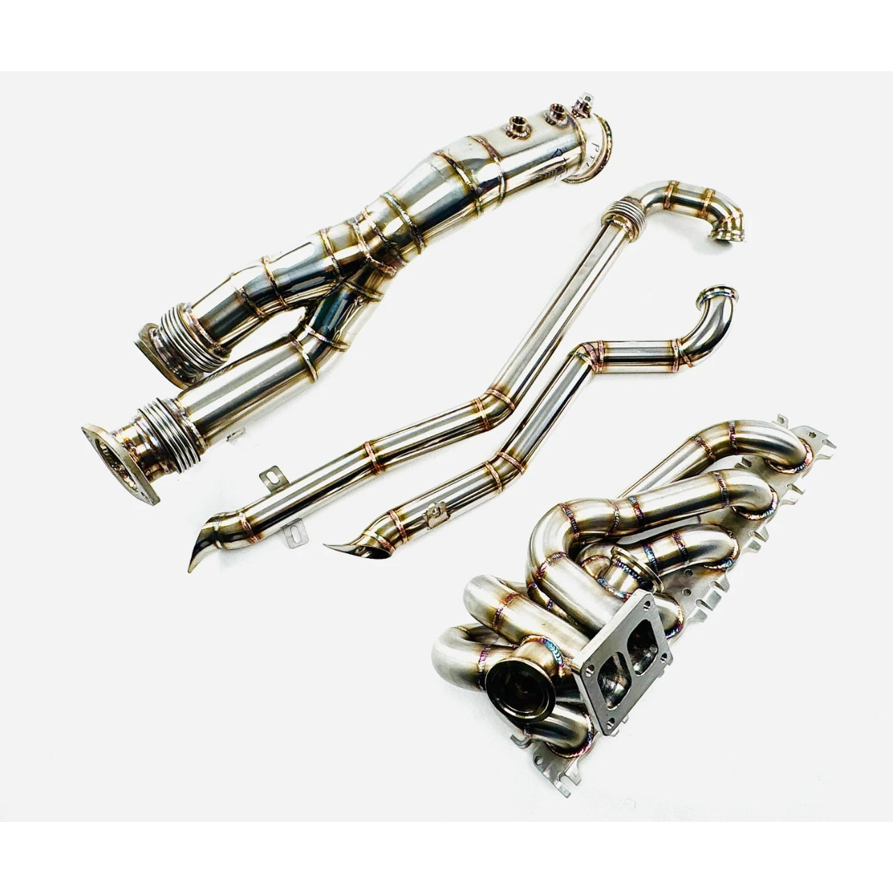 304 Stainless Steel T4 Twin-Scroll S58 Exhaust Manifold — BMW M2 (G87) / M3 (G80) / M4 (G82) (2021–2023)