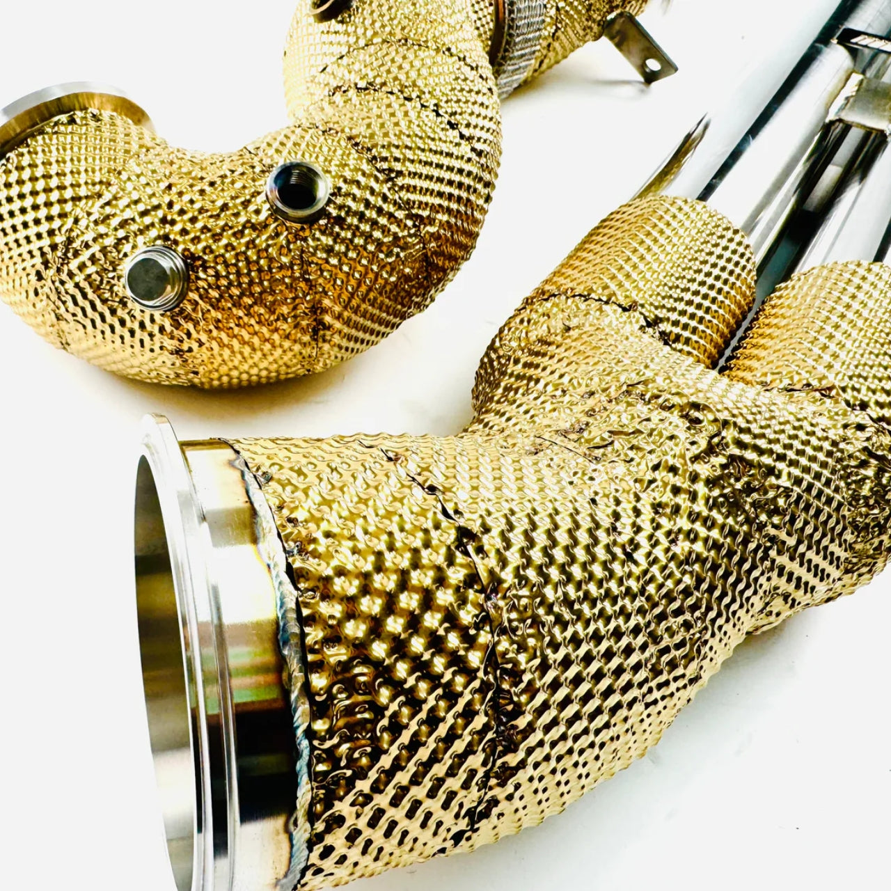 Stainless Steel 4-Inch Catless Downpipe — Audi RS3 (8V/8Y) / TT RS (8S) (2017–2024)