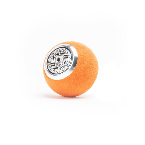BFI GS2 Heavy Weight Shift Knob, Universal - Normal / Standard / Orange Alcantara / Machined Finish