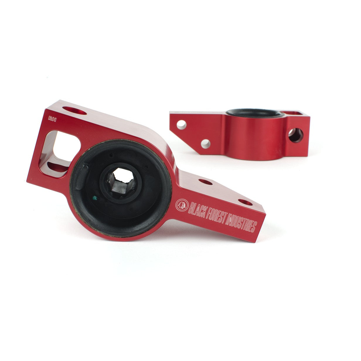 BFI Caster+Rear Control Arm Brackets w/ Solid Rubber Bushings for Volkswagen Golf MK5 / MK6 (2003–2013)