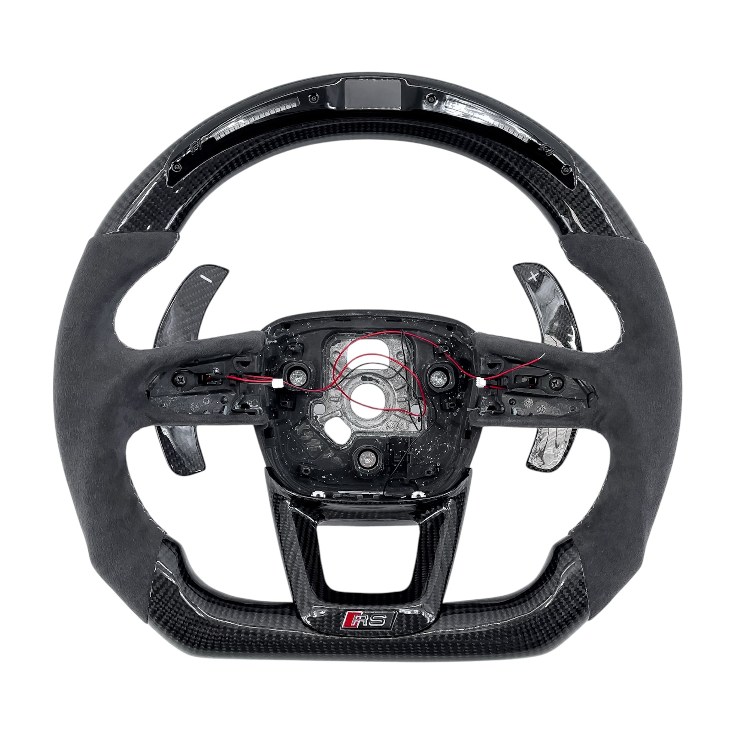 Carbon Fiber Steering Wheel for 2021–2024 Audi A3/S3/RS3 (8Y), A4/S4/RS4 & A5/S5/RS5 (B9.5)