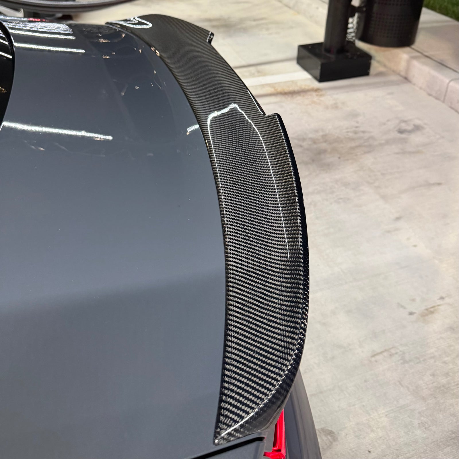 Carbon Fiber Trunk Spoiler Lip V1 for Audi A3 / S3 / RS3 8V (2014-2019)