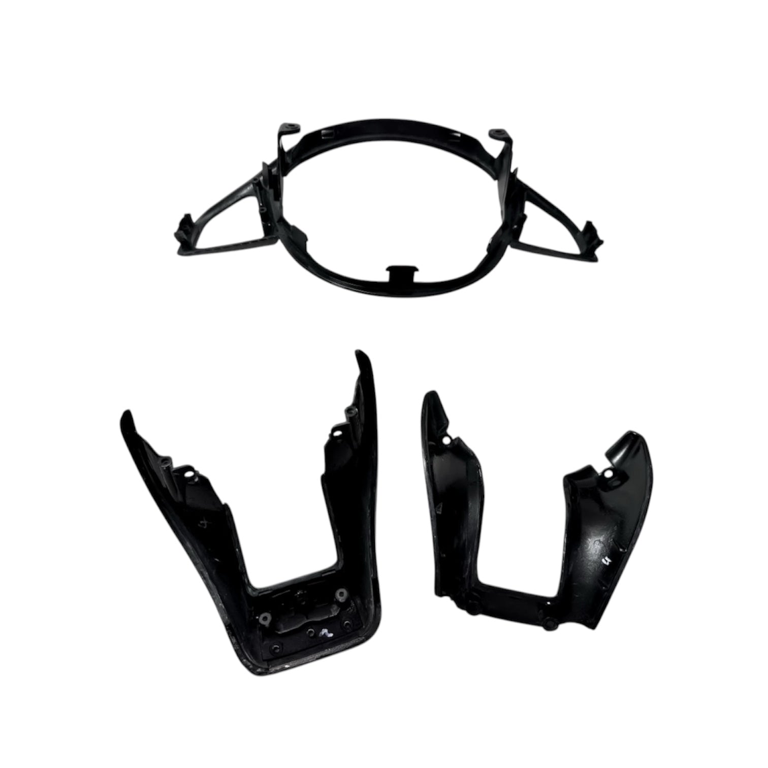 Carbon Fiber Steering Wheel Trim Cover for Mercedes-Benz AMG Models