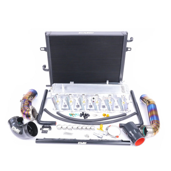 Aluminum Charge Air Cooler Intake Manifold & Heat Exchanger Kit — BMW B58 F20/F21/F22/F23/F30/F31/F32/F33/F34/F36 (2016–2019)