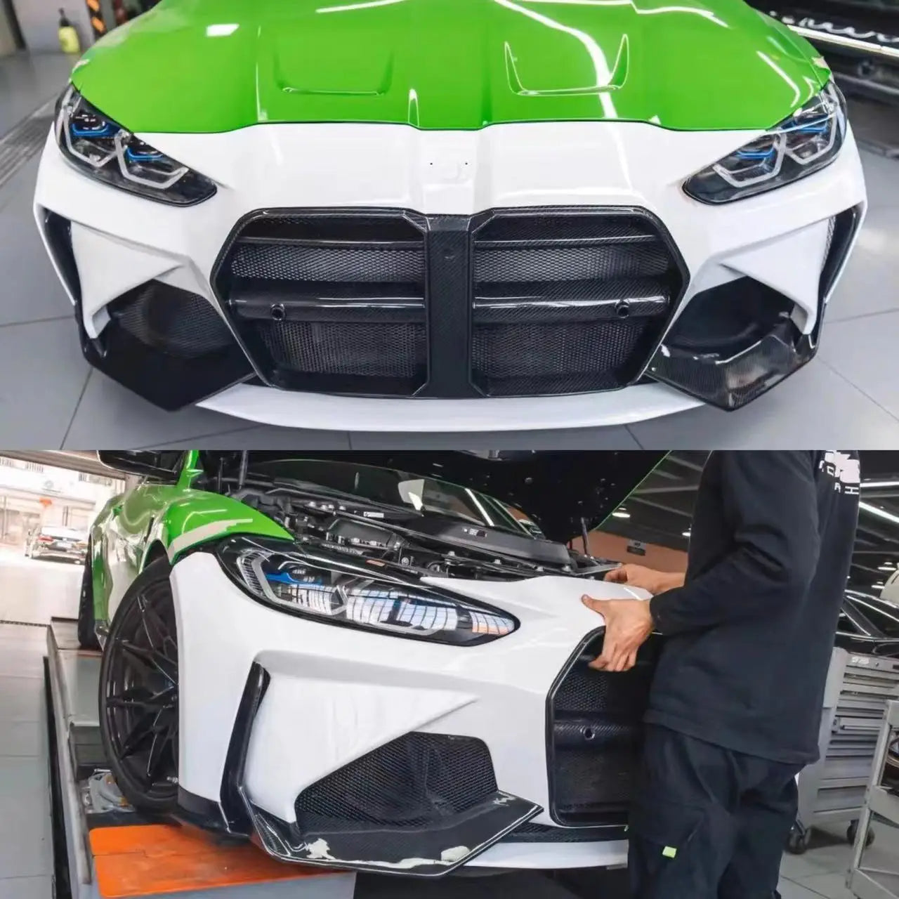 EuroSpeed Carbon Fiber Front Bumper for BMW M3 G80 / M4 G82 / M4 G83 (2021-2023)