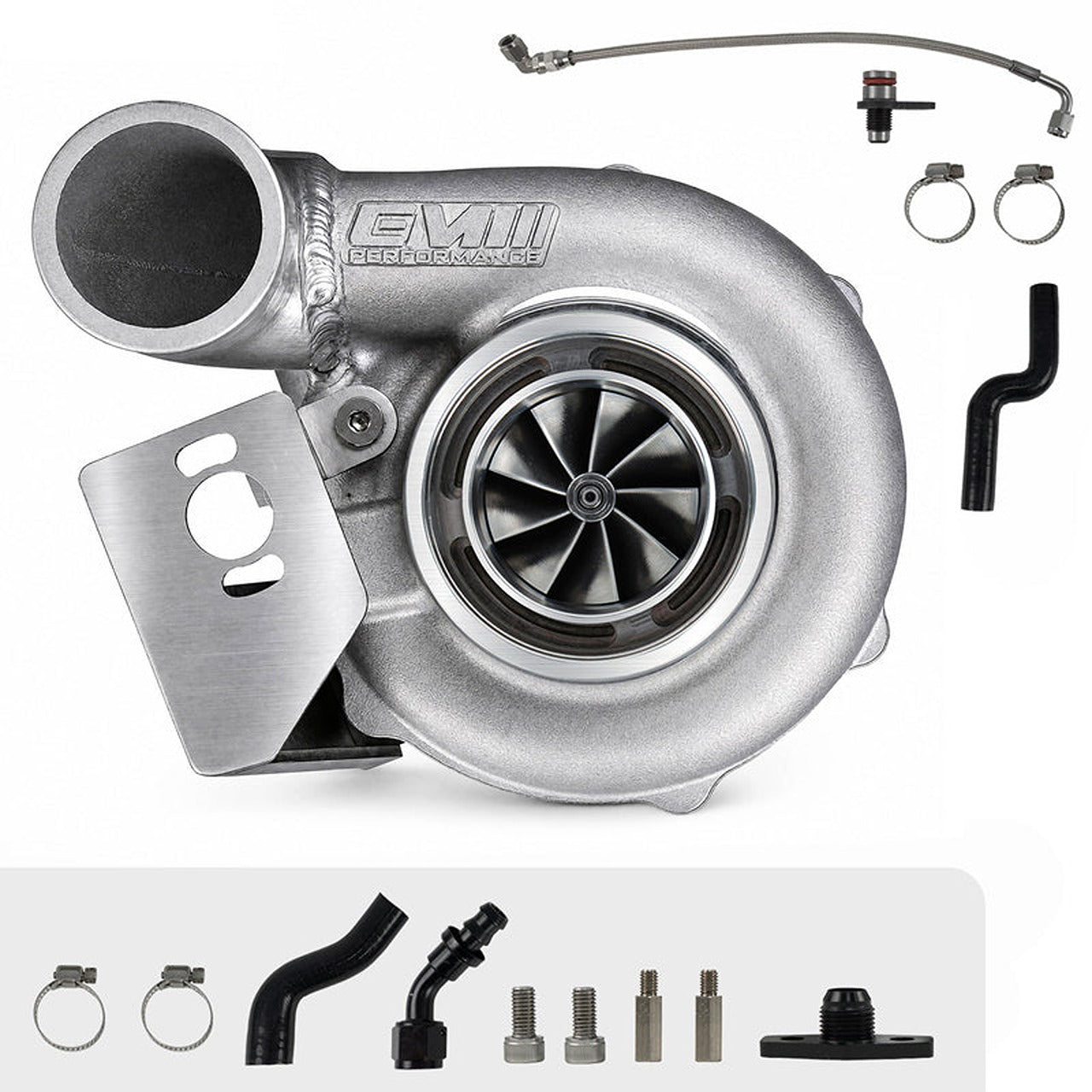 EM900 Full Frame .72 A/R Ceramic Dual Ball Bearing TurboUpgrade for VW Golf MK7 / 7.5 & Audi A3 S3 8V (EA888.3)
