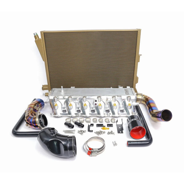 Golden Billet Aluminum Charge Air Cooler Intake Manifold with Water Radiator — BMW G20/G21/G22/G23/G26/G29 & Toyota Supra (A90/A91) (2018+)