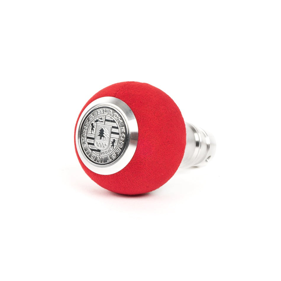 BFI GS2 Heavy Weight Shift Knob for Porsche 911 964 / 997 (1989–2012) - Red Alcantara / Machined Finish / 964-993