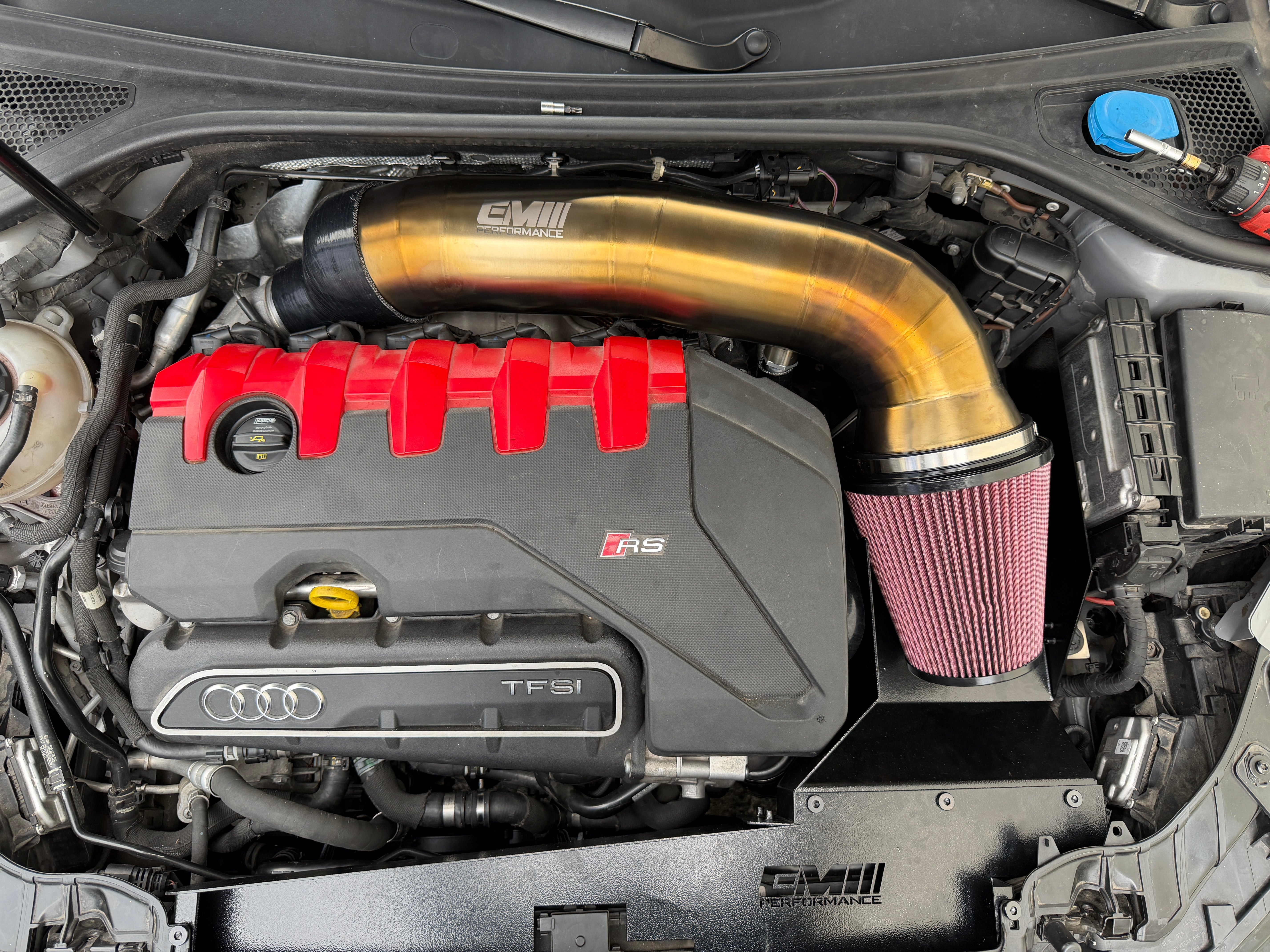 Titanium 5'' Air Intake System with Air Guide - Audi TT RS (8S) / RS3 (8V/8Y) (2017-2023) - Performance Data