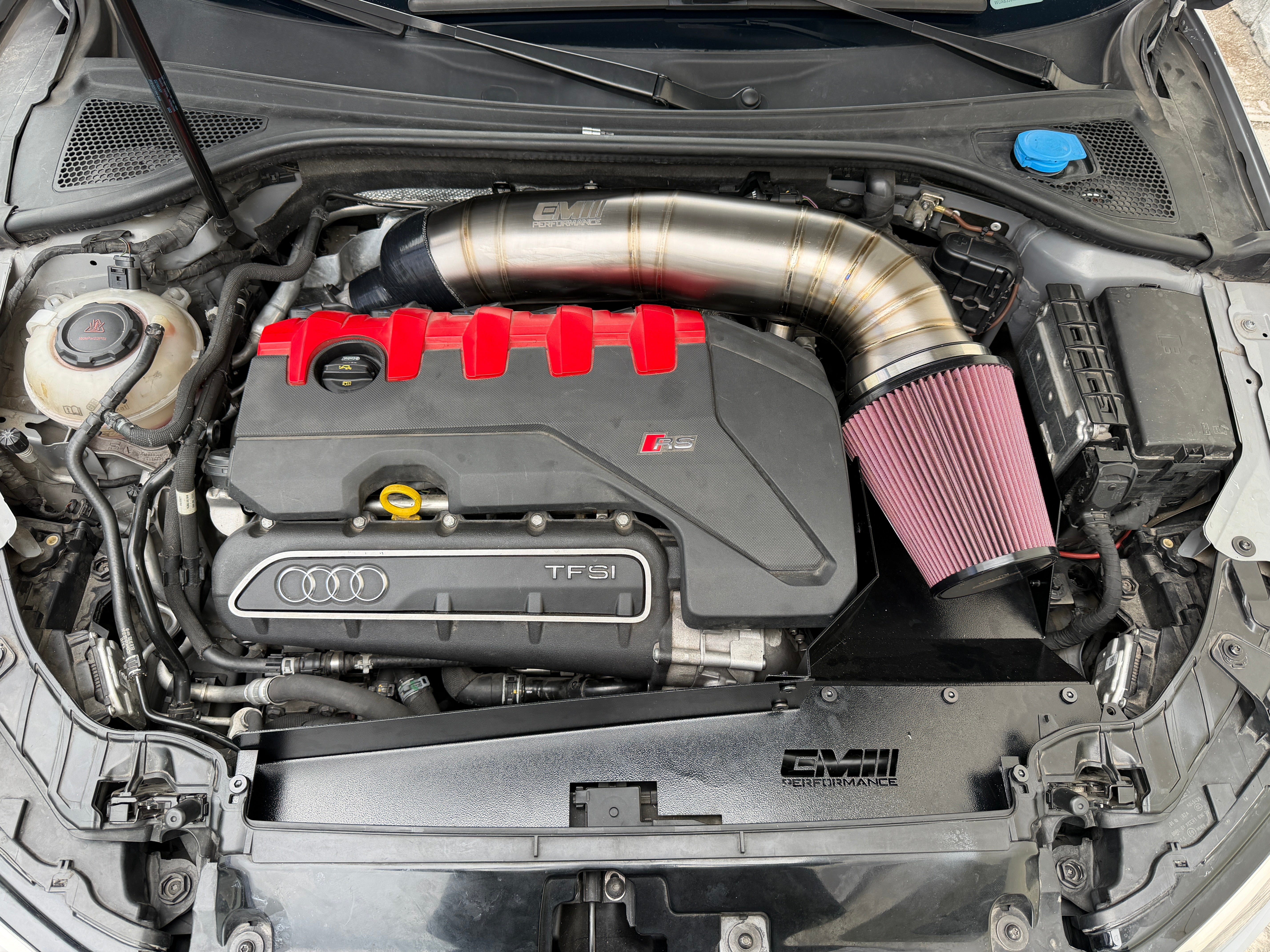 Titanium 5'' Air Intake System with Air Guide - Audi TT RS (8S) / RS3 (8V/8Y) (2017-2023) - Performance Data