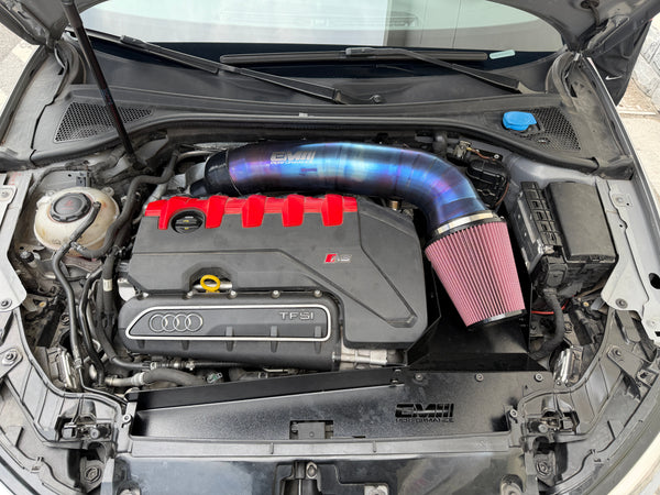 Titanium 5'' Air Intake System with Air Guide - Audi TT RS (8S) / RS3 (8V/8Y) (2017-2023) - Performance Data
