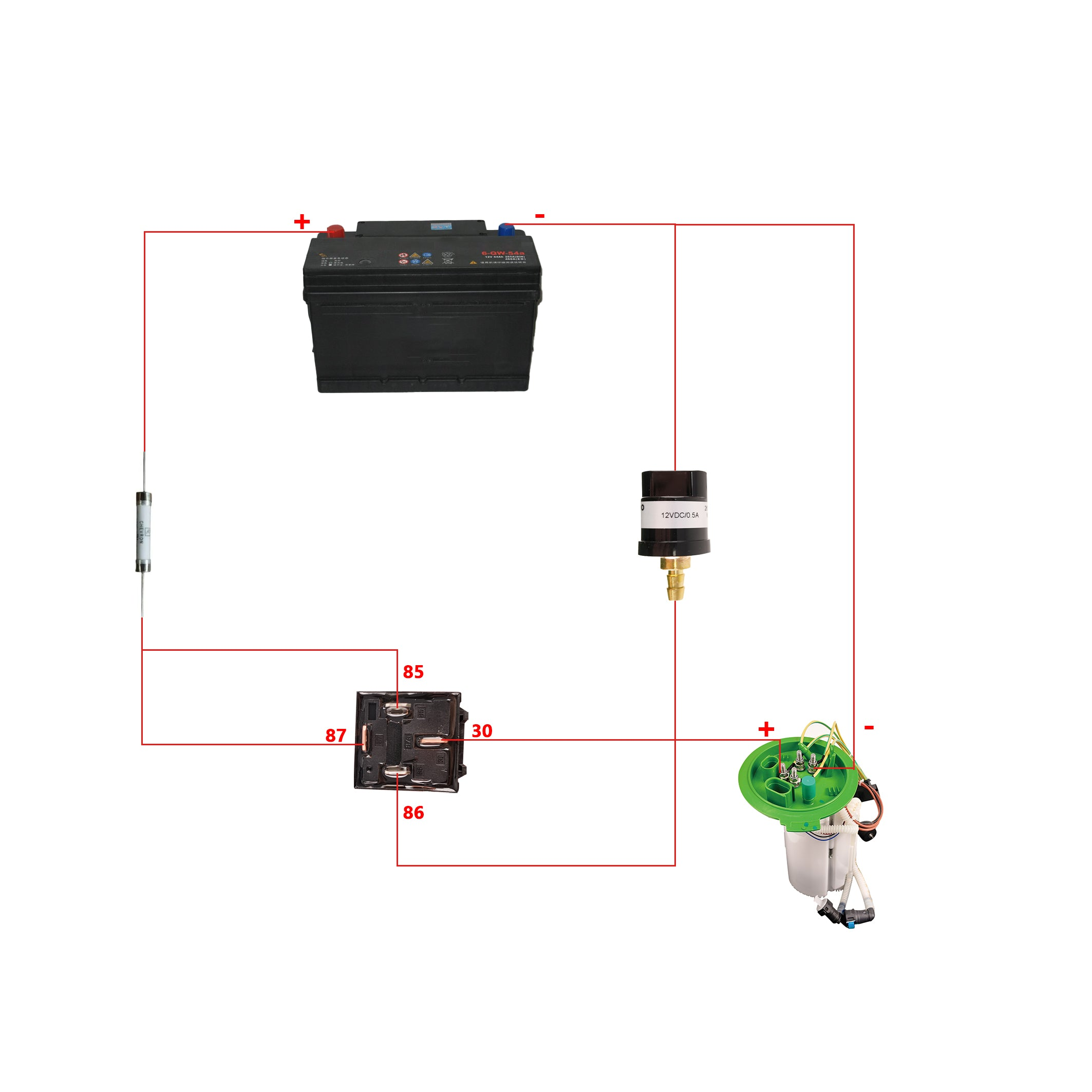 Dual Low‑Pressure Fuel Pump — Audi RS3 (8V/8Y) (2015–2024)