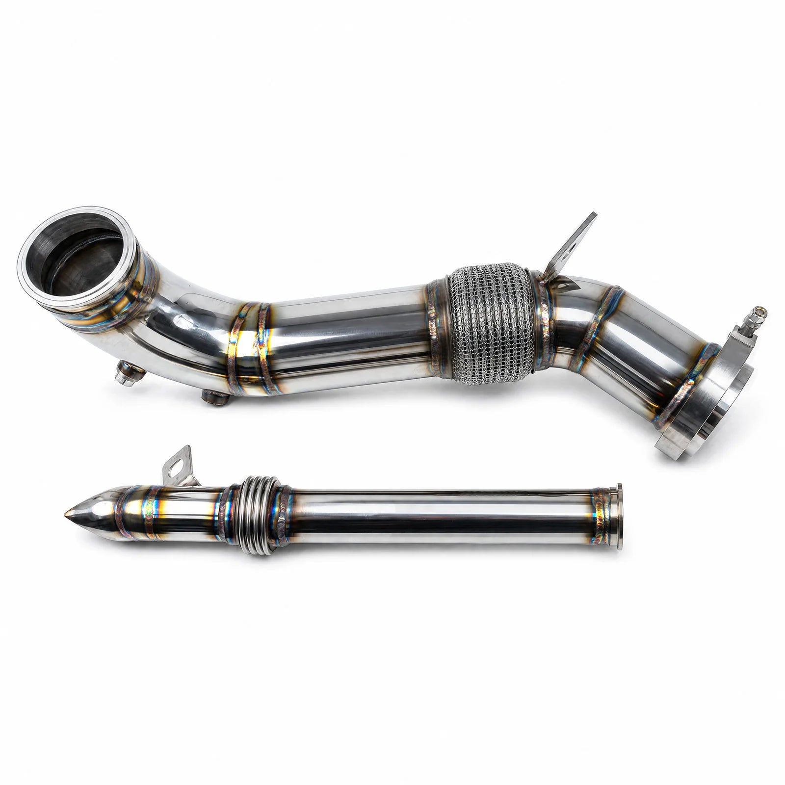 Stainless Steel EWG Full Frame Turbo Kit — VW Golf GTI / Golf R (MK6) / Audi A3 / S3 (8P) (2006–2014) for VW Golf MK7 / 7.5 & Audi A3 S3 8V (EA888.3)