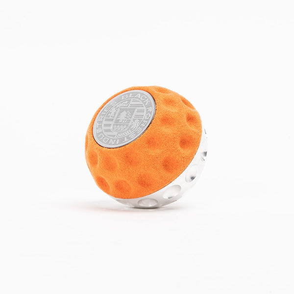 BFI GSB Heavy Weight Shift Knob, CAE Shifter - Orange Alcantara / Machined Finish