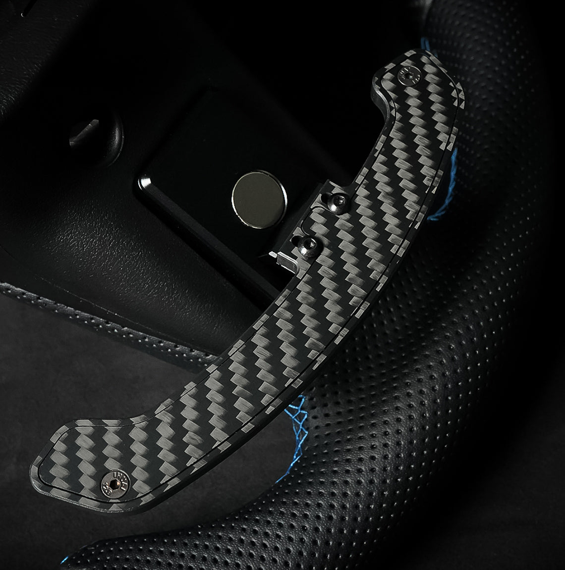 Carbon Fiber Magnetic LED Paddle Shifters for Volkswagen Golf MK7/7.5 (2012-2020))