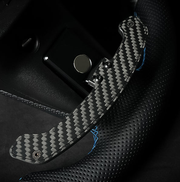 Carbon Fiber Magnetic LED Paddle Shifters for Volkswagen Golf MK7/7.5 (2012-2020))