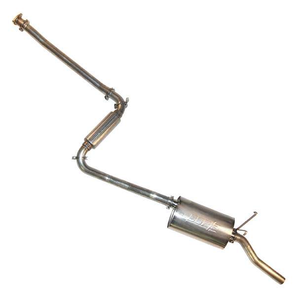 Techtonics Tuning Aluminized 2" Exhaust System with Stainless Borla Muffler for Volkswagen Fox (1987–1993)