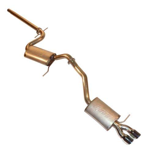 Techtonics Tuning Stainless Steel 2.25" Exhaust System with Borla Muffler for Volkswagen Jetta A6 (2011–2018)