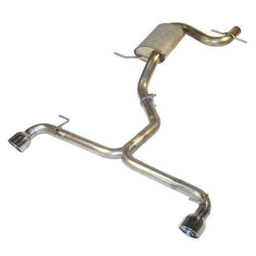 Techtonics Tuning Stainless Steel Exhaust System with Borla Muffler (2.0T) for Volkswagen Golf / GTI MK6 (2009–2013)
