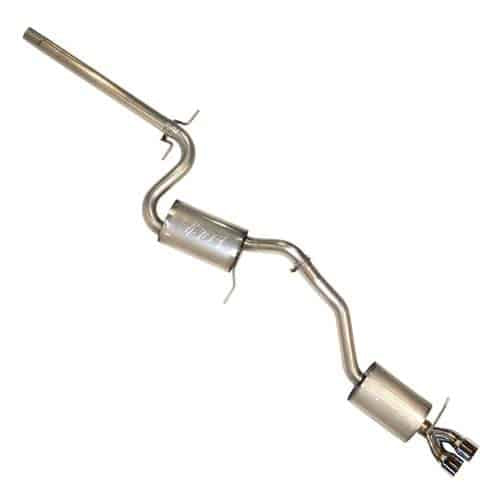 Techtonics Tuning Stainless Steel 2.5" Exhaust System with Borla Muffler for Volkswagen Jetta A6 (2016–2017)