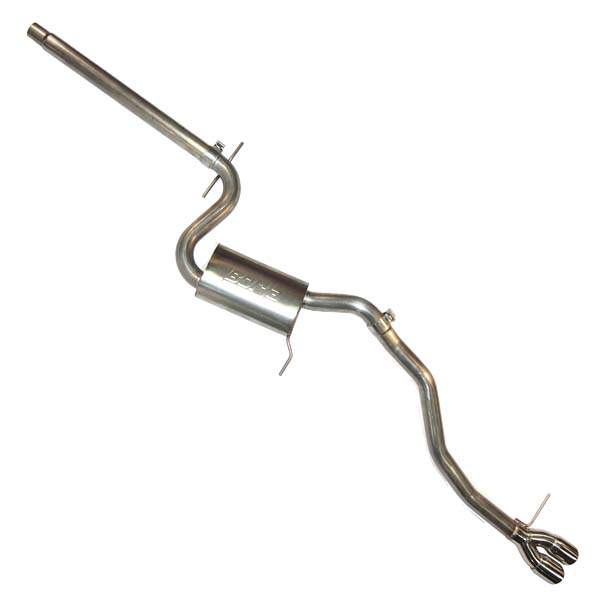 Techtonics Tuning Stainless Steel 2.5" Exhaust System with Borla Muffler (Dual Exit) for Volkswagen Jetta A6 (2016–2017)