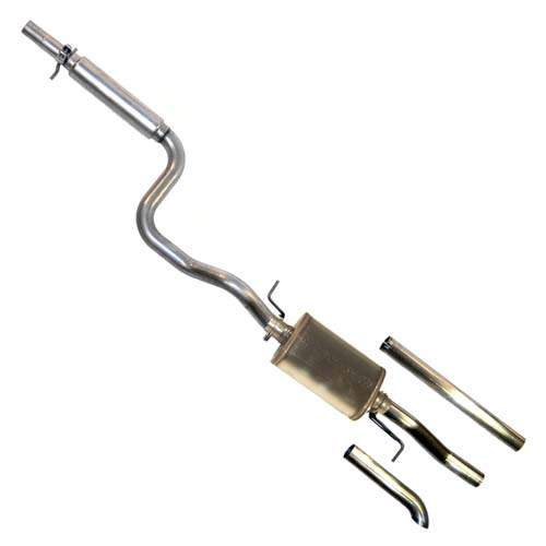 Techtonics Tuning Stainless Steel 2.5" Exhaust System (VR6, 1.8T, 1.9 TDI) for Volkswagen Jetta A4 (1999–2004)