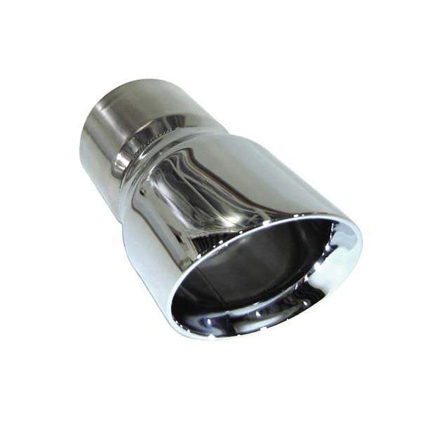 Techtonics Tuning Stainless Steel Single Angle 3" Exhaust Tip (Fits 2.25" Pipe) - Universal