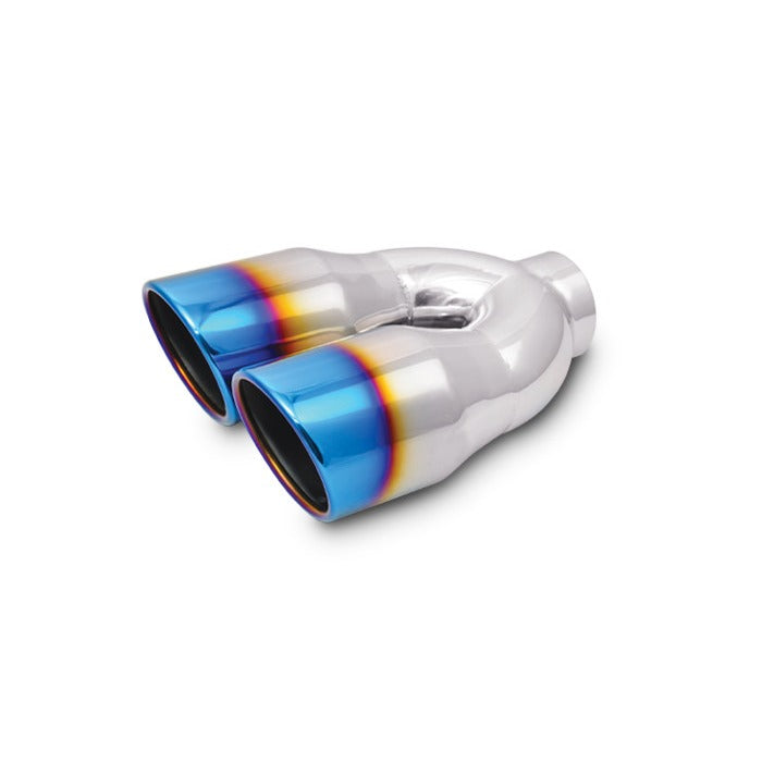 Dual Outlet Weld-On Exhaust Tips