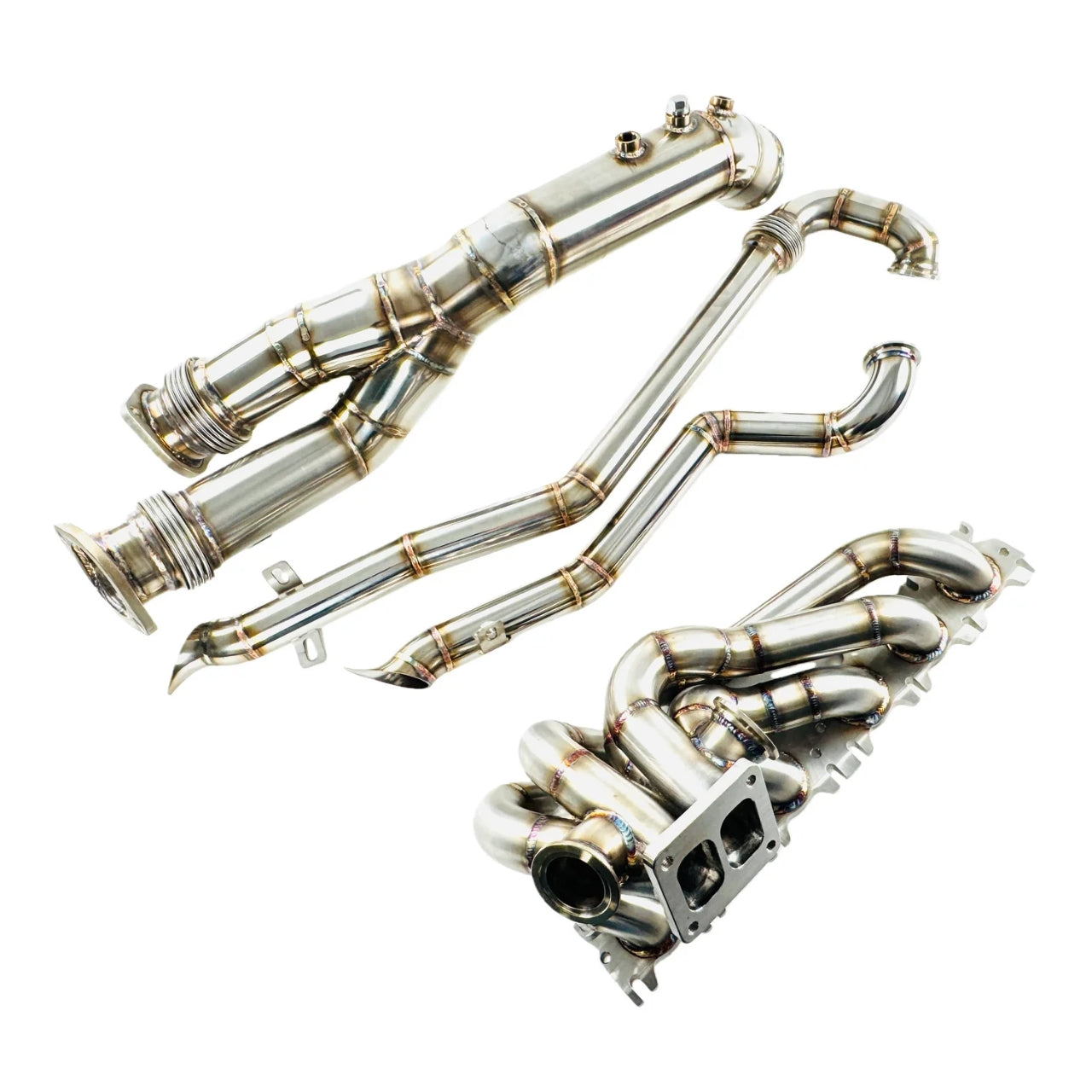 304 Stainless Steel S58 Turbo Manifold & Downpipe Kit — BMW M2 (G87) / M3 (G80) / M4 (G82) (2021–2023)