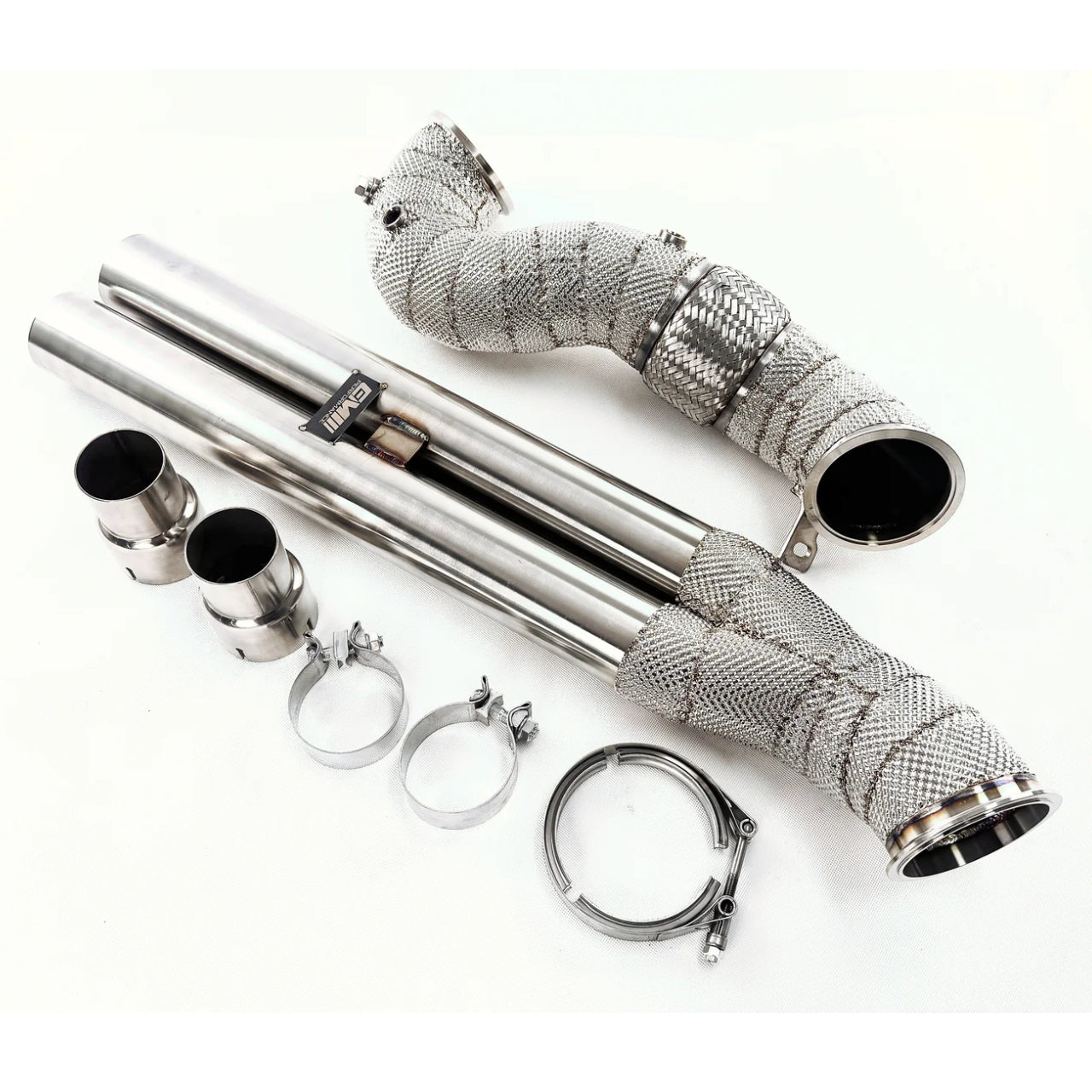 Stainless Steel 4-Inch Catless Downpipe — Audi RS3 (8V/8Y) / TT RS (8S) (2017–2024)
