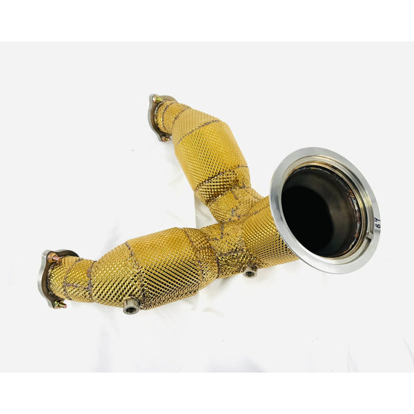 Stainless Steel Performance Downpipe — Audi S4 / S5 (B9) (2018–2024)