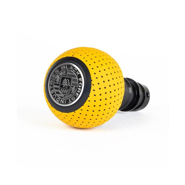 BFI GS2 Heavy Weight Shift Knob for Porsche 911 964 / 997 (1989–2012) - Giallo Taurus Yellow Air Leather / Black Anodized / 964-993