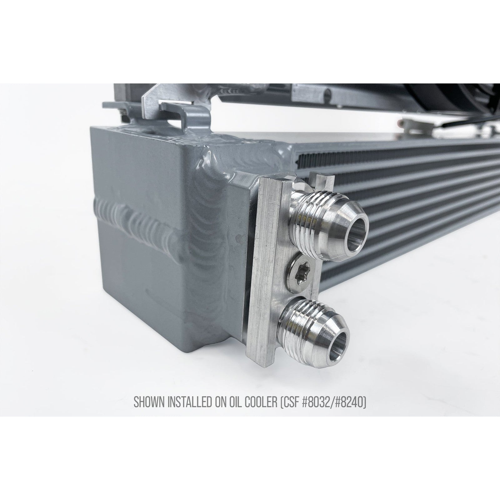 CSF Race Oil Cooler for BMW S54 Swap E36 Oil Cooler -10 AN Fitting Adapter