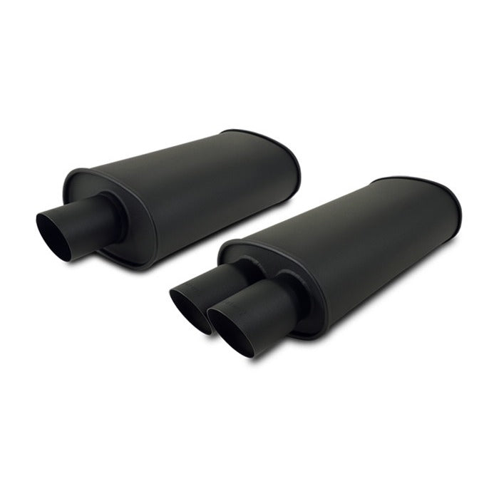 Vibrant Performance Flat Black Universal Muffler