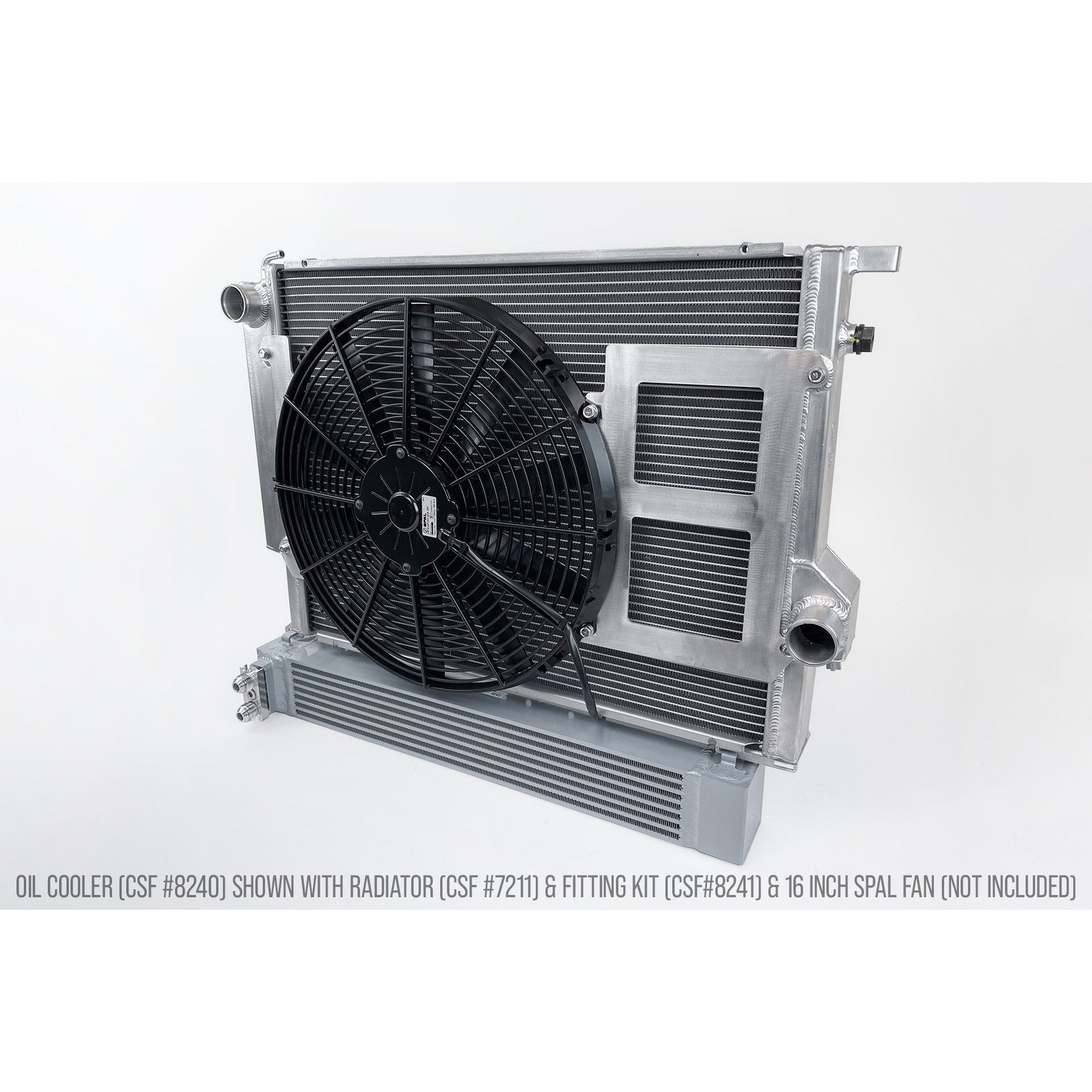 CSF Race Oil Cooler for BMW S54 Swap E36 Oil Cooler -10 AN Fitting Adapter