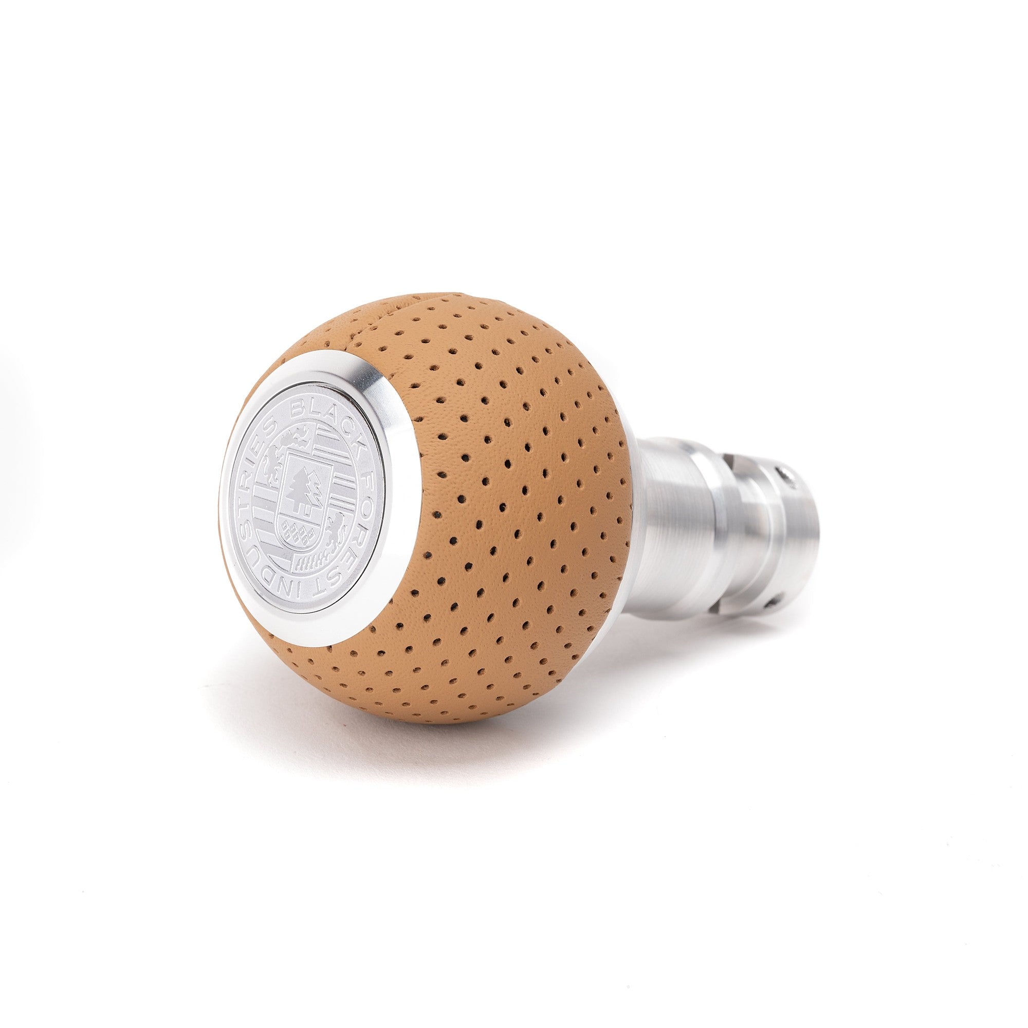 BFI GS2 Heavy Weight Shift Knob for Porsche 924 / 944 / 951 (1976–1991) - Sand Beige Air Leather / Machined Finish
