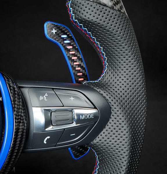 Carbon Fiber Magnetic LED Paddle Shifters for Volkswagen Golf MK7/7.5 (2012-2020))