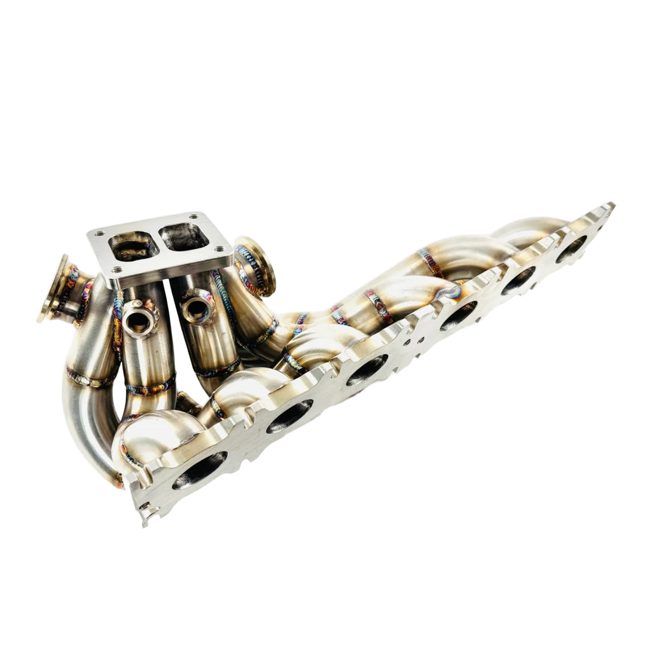 304 Stainless Steel T4 Twin-Scroll S58 Exhaust Manifold — BMW M2 (G87) / M3 (G80) / M4 (G82) (2021–2023)