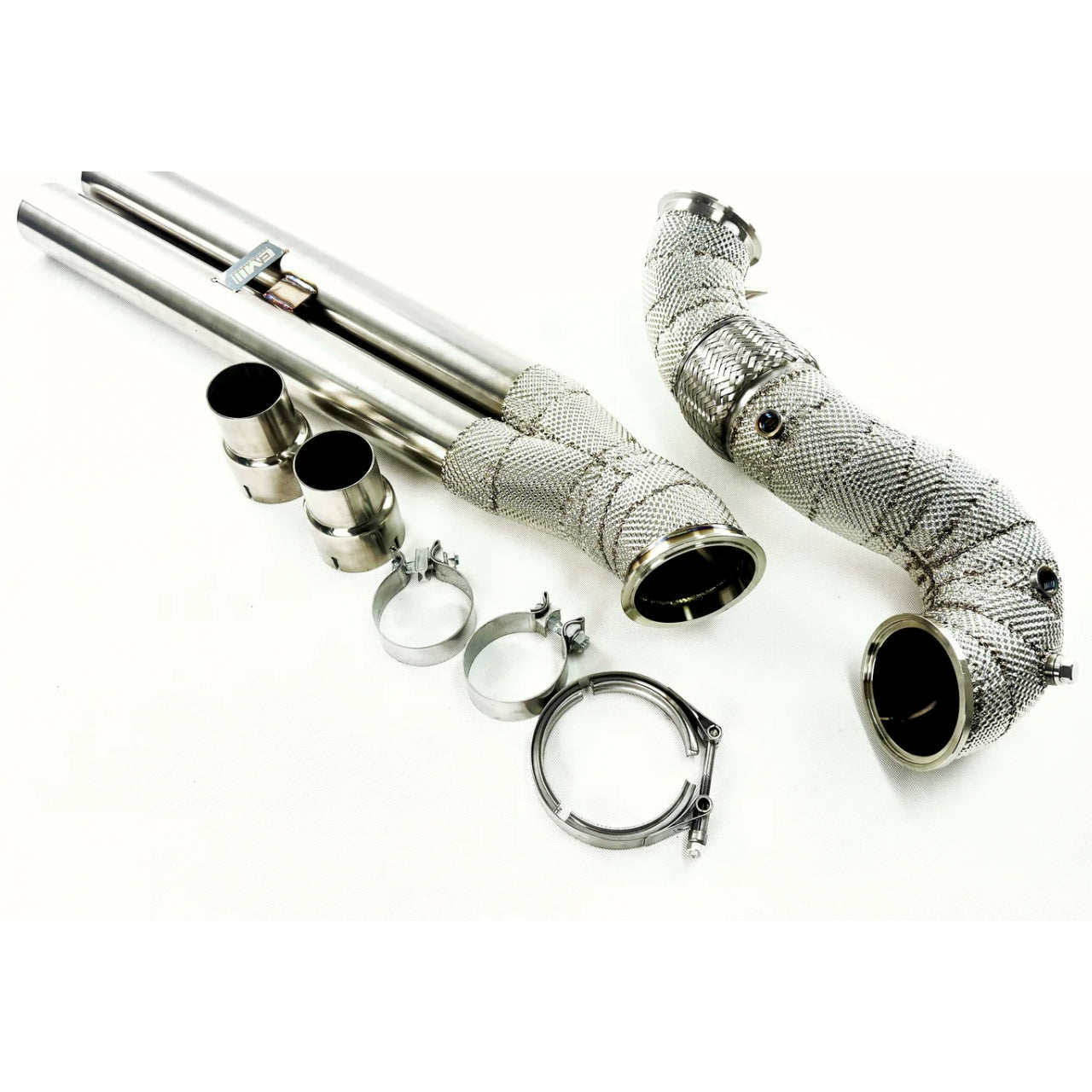 Stainless Steel 4-Inch Catless Downpipe — Audi RS3 (8V/8Y) / TT RS (8S) (2017–2024)