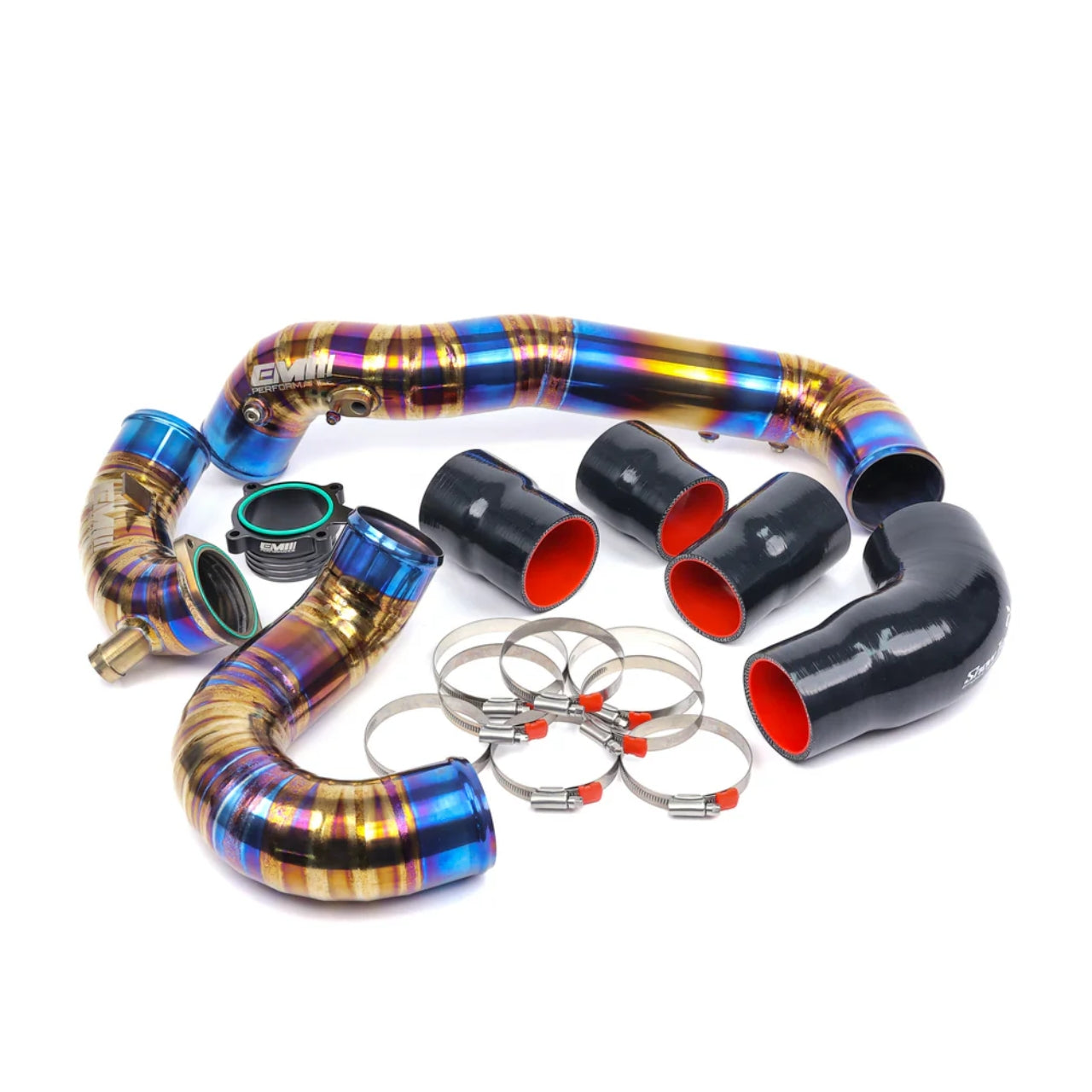 Titanium Evo Performance Intercooler & Charge Pipe Upgrade Kit — Audi S4 (B9) / S5 (B9) / SQ5 (B9) / A6 (C8) / A7 (C8) 3.0T (2018–2019)