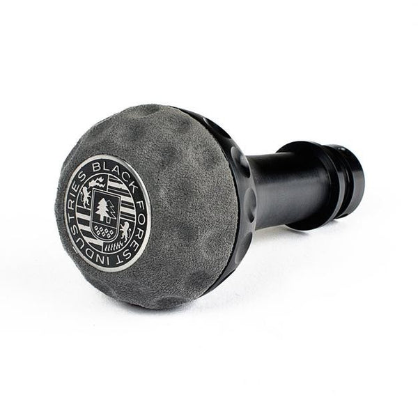 BFI GSB Heavy Weight Shift Knob, Auto / DSG, Golf Ball for Volkswagen Passat, Atlas, Eos, Passat CC & More (1999–2026) - Gray Alcantara / Black Anodized