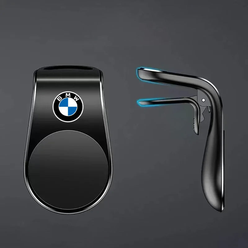 Magnetic Car Vent Phone Holder for BMW – Sleek Metal Clip-on Design