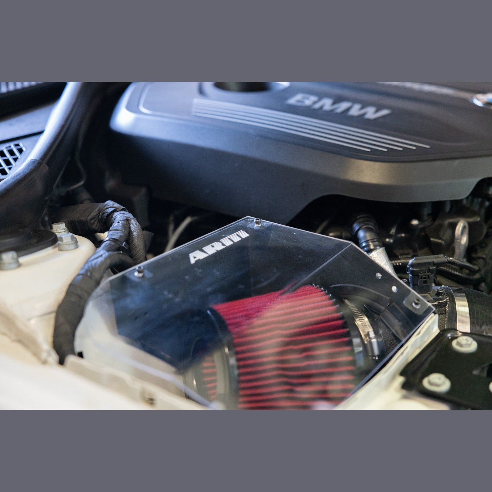 ARM Motorsports Intake Clear Cover for BMW 2 Series M240i F22 / M240i F23 / 340i F30 / 340i F34 / 440i F32 / 440i F33 & More