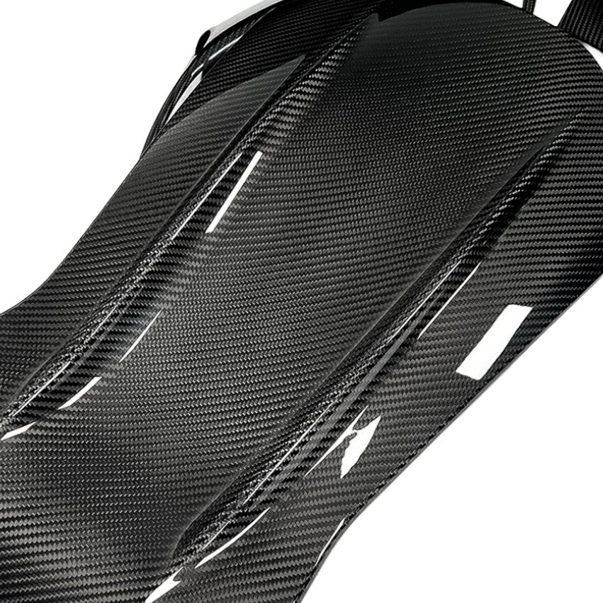 Carbon Fiber Seat Back Cover Trims for Mercedes-Benz A-Class CLA-Class GLA-Class