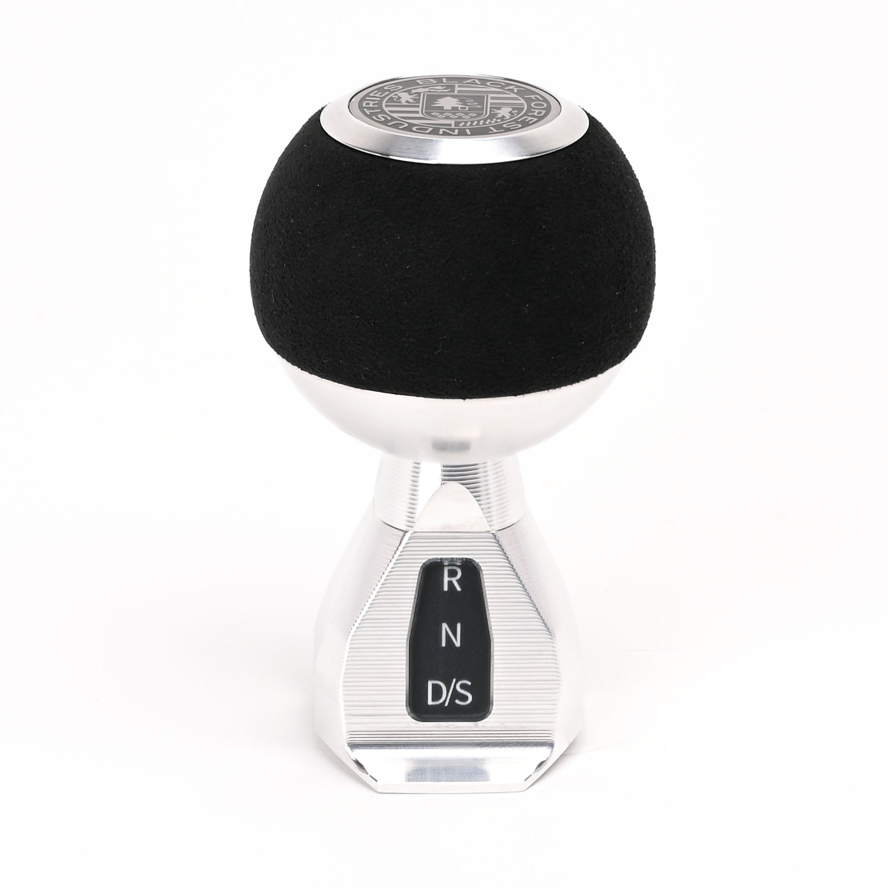 BFI GS2 Heavy Weight Shift Knob, Auto / DSG for Volkswagen Golf MK8 & Atlas Mk1 (2019–2026) - Black Alcantara / Machined Finish